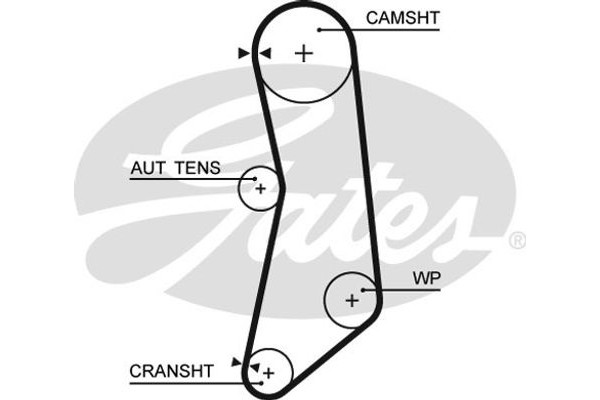Gates Οδοντωτός Ιμάντας - 5626XS