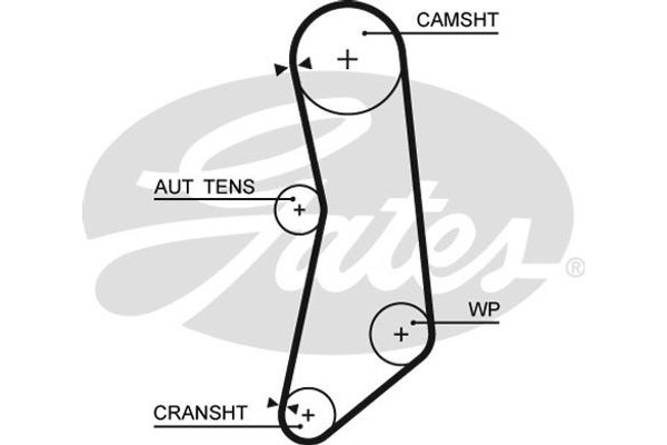 Gates Οδοντωτός Ιμάντας - 5627XS