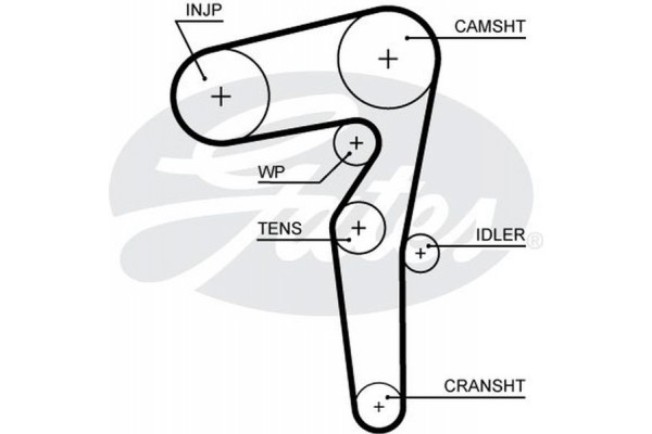 Gates Οδοντωτός Ιμάντας - 5646XS