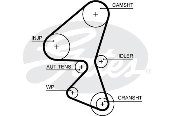 Gates Οδοντωτός Ιμάντας - 5656XS