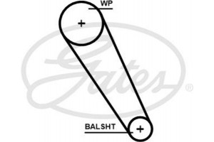 Gates Οδοντωτός Ιμάντας - 5698XS