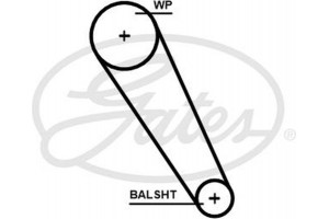 Gates Οδοντωτός Ιμάντας - 5698XS