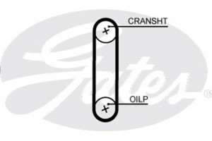 Gates Οδοντωτός Ιμάντας - T358HOB
