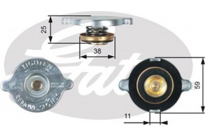 Gates Τάπα κλεισίματος, Ψύκτης - RC122