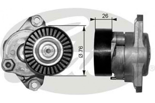 Gates Τεντωτήρας ιμάντα, Ιμάντας poly-V - T38319