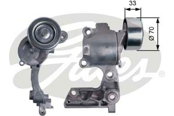 Gates Τεντωτήρας ιμάντα, Ιμάντας poly-V - T38411