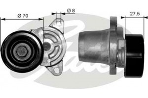 Gates Τεντωτήρας ιμάντα, Ιμάντας poly-V - T38454