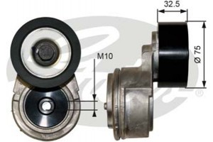 Gates Τεντωτήρας ιμάντα, Ιμάντας poly-V - T38567