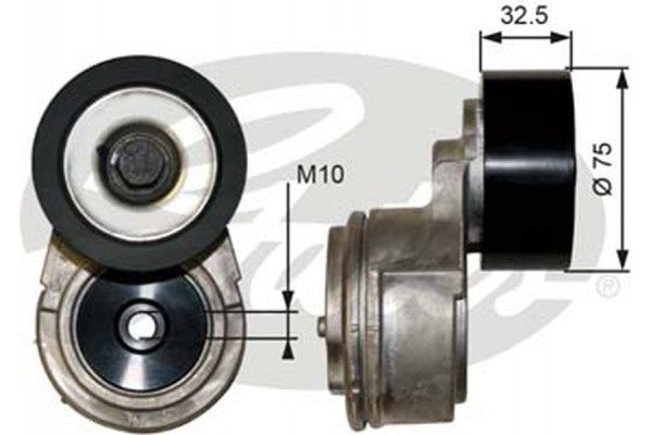 Gates Τεντωτήρας ιμάντα, Ιμάντας poly-V - T38567