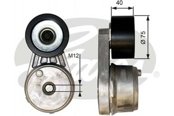 Gates Τεντωτήρας ιμάντα, Ιμάντας poly-V - T38643 Gates Τεντωτήρας ιμάντα, Ιμάντας poly-V - T38643