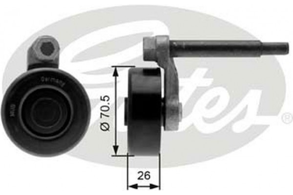 Gates Τεντωτήρας ιμάντα, Ιμάντας poly-V - T39000