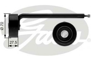 Gates Τεντωτήρας ιμάντα, Ιμάντας poly-V - T39088