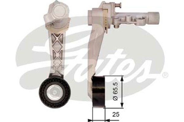 Gates Τεντωτήρας ιμάντα, Ιμάντας poly-V - T39127