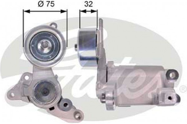 Gates Τεντωτήρας ιμάντα, Ιμάντας poly-V - T39135 Gates Τεντωτήρας ιμάντα, Ιμάντας poly-V - T39135