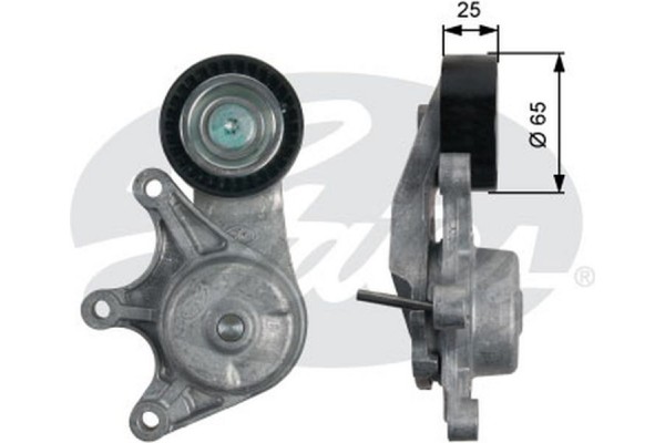 Gates Τεντωτήρας ιμάντα, Ιμάντας poly-V - T39191