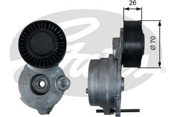 Gates Τεντωτήρας ιμάντα, Ιμάντας poly-V - T39333