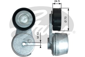 Gates Τεντωτήρας ιμάντα, Ιμάντας poly-V - T39375