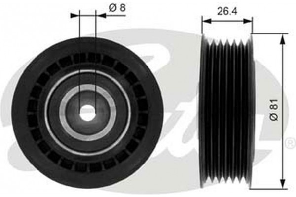 Gates Τεντωτήρας, Ιμάντας poly-V - T36000
