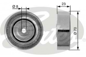 Gates Τεντωτήρας, Ιμάντας poly-V - T36161