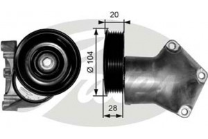 Gates Τεντωτήρας, Ιμάντας poly-V - T38202