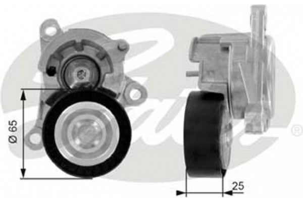 Gates Τεντωτήρας, Ιμάντας poly-V - T38320