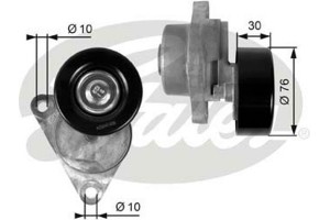 Gates Τεντωτήρας, Ιμάντας poly-V - T38376