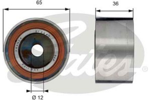 Gates Τεντωτήρας, Ιμάντας poly-V - T38709