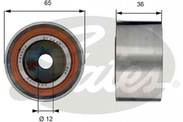 Gates Τεντωτήρας, Ιμάντας poly-V - T38709 Gates Τεντωτήρας, Ιμάντας poly-V - T38709