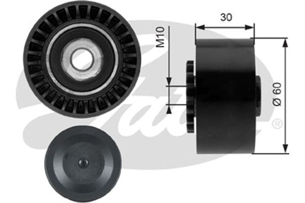 Gates Τεντωτήρας, Ιμάντας poly-V - T39011