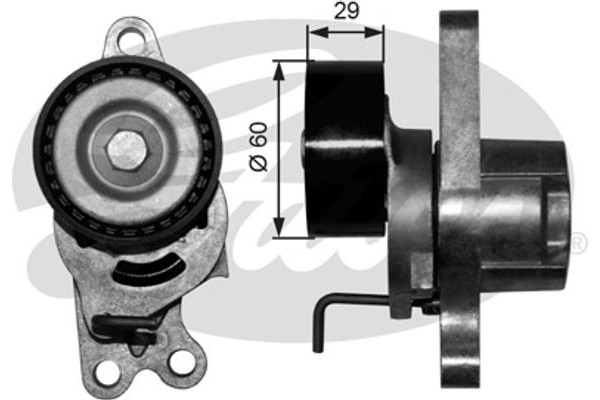 Gates Τεντωτήρας, Ιμάντας poly-V - T39055