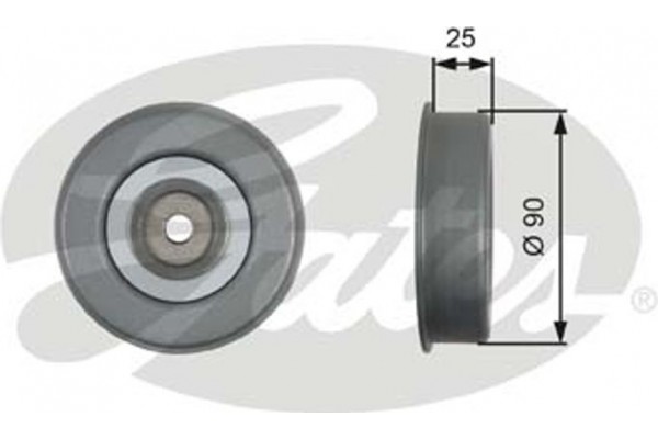 Gates Τεντωτήρας, Ιμάντας poly-V - T39245