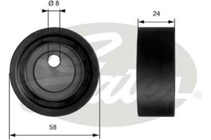 Gates Τεντωτήρας, οδοντ. Ιμάντας - T41064