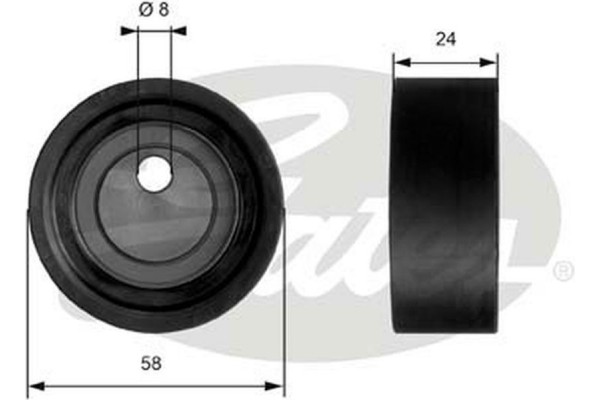 Gates Τεντωτήρας, οδοντ. Ιμάντας - T41064