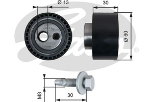 Gates Τεντωτήρας, οδοντ. Ιμάντας - T41140