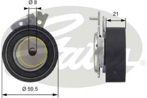 Gates Τεντωτήρας, οδοντ. Ιμάντας - T43161