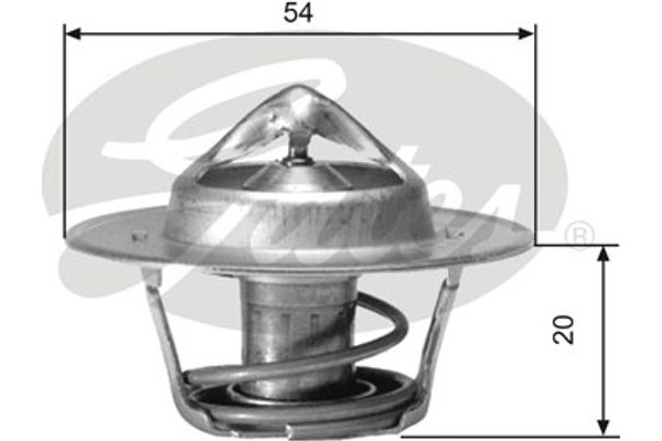 Gates Θερμοστάτης, Ψυκτικό Υγρό - TH00171G1