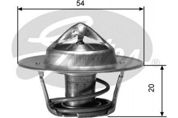 Gates Θερμοστάτης, Ψυκτικό Υγρό - TH00188G1