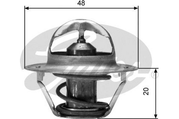 Gates Θερμοστάτης, Ψυκτικό Υγρό - TH00388G1