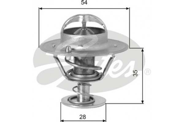 Gates Θερμοστάτης, Ψυκτικό Υγρό - TH00782G1