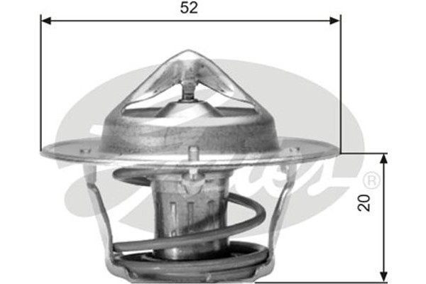 Gates Θερμοστάτης, Ψυκτικό Υγρό - TH04182G1
