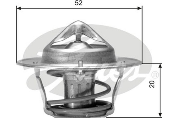 Gates Θερμοστάτης, Ψυκτικό Υγρό - TH04182G1