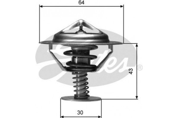 Gates Θερμοστάτης, Ψυκτικό Υγρό - TH05982G1