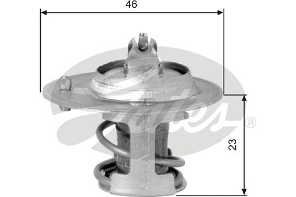 Gates Θερμοστάτης, Ψυκτικό Υγρό - TH06691G1