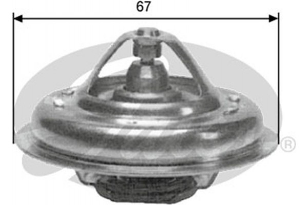 Gates Θερμοστάτης, Ψυκτικό Υγρό - TH09985G1