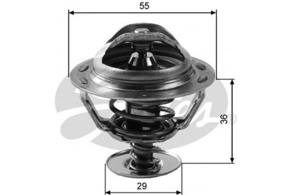 Gates Θερμοστάτης, Ψυκτικό Υγρό - TH12283G2