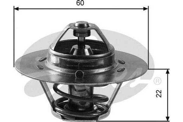 Gates Θερμοστάτης, Ψυκτικό Υγρό - TH12488G1