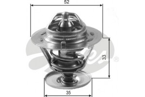 Gates Θερμοστάτης, Ψυκτικό Υγρό - TH12588G1