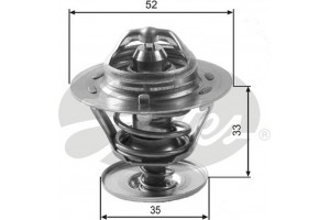 Gates Θερμοστάτης, Ψυκτικό Υγρό - TH12588G1