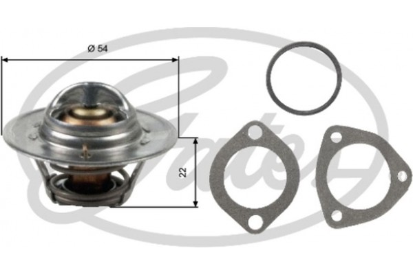 Gates Θερμοστάτης, Ψυκτικό Υγρό - TH12782G1