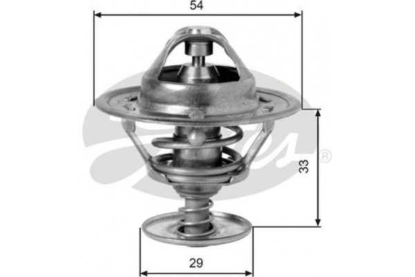 Gates Θερμοστάτης, Ψυκτικό Υγρό - TH12988G1